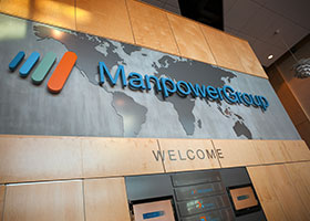 Indoor Office Lobby Signage